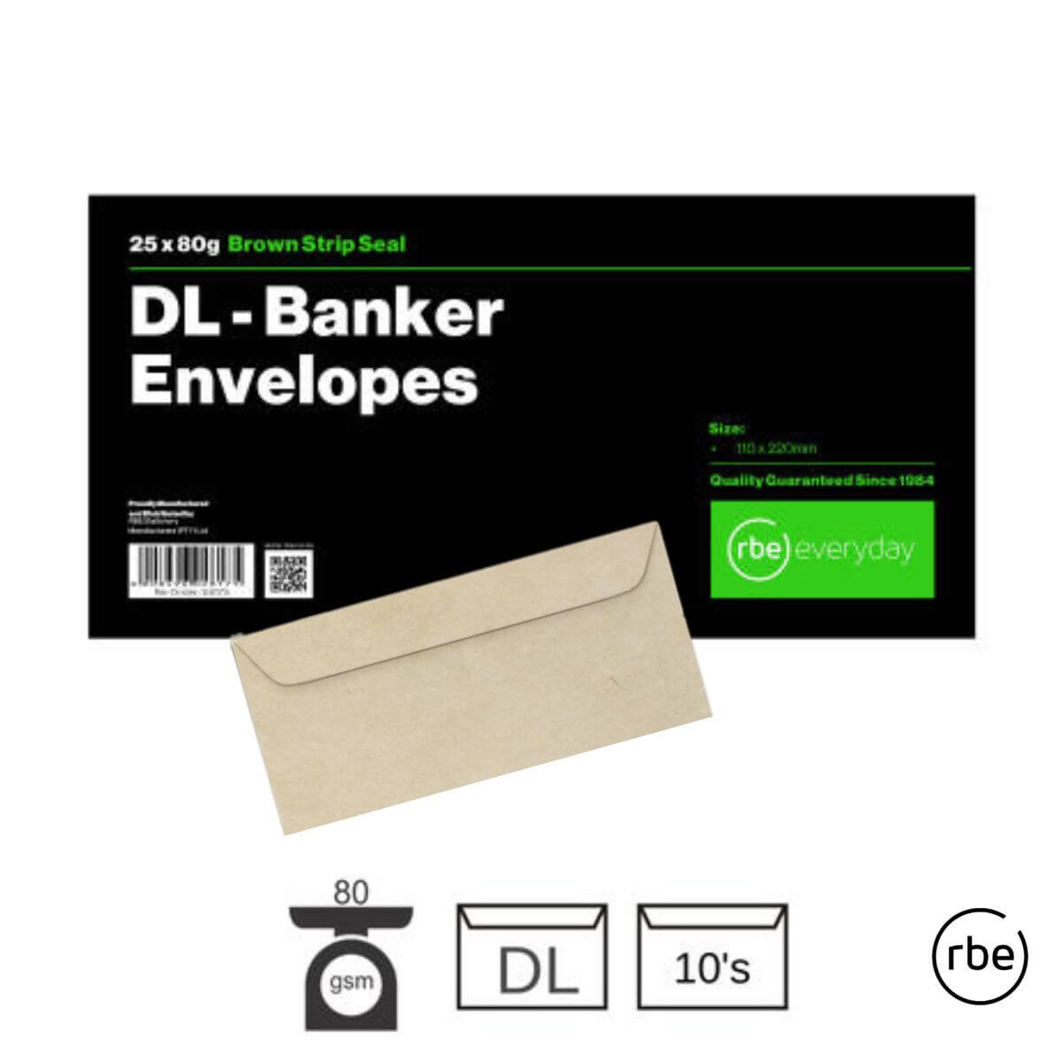 RBE DL Banker Envelopes