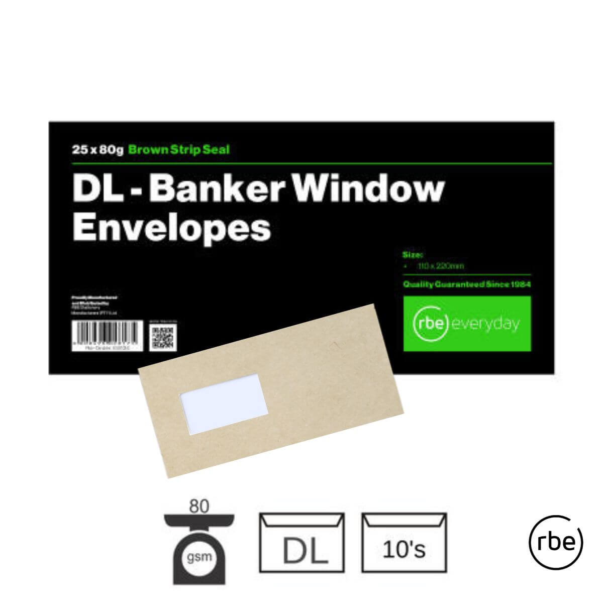 RBE DL Banker Envelopes