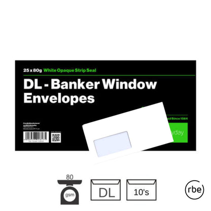 RBE DL Banker Envelopes