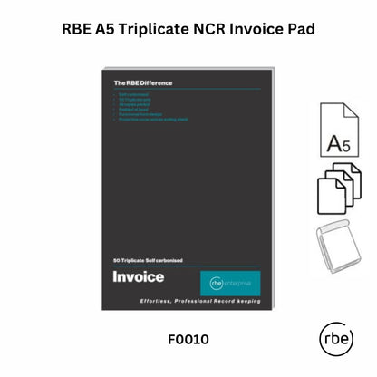 RBE Invoice Books & Pads