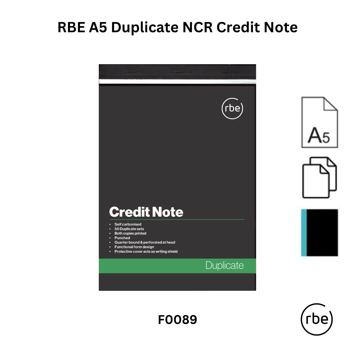 RBE Credit Note