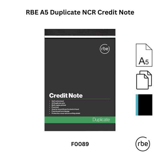 RBE Credit Note