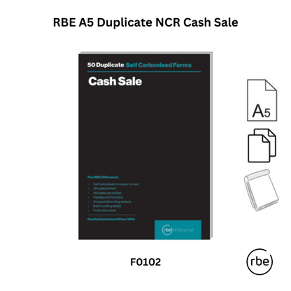 RBE Cash Sale Books & Pads