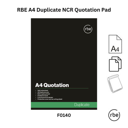 RBE Quotation Books & Pads