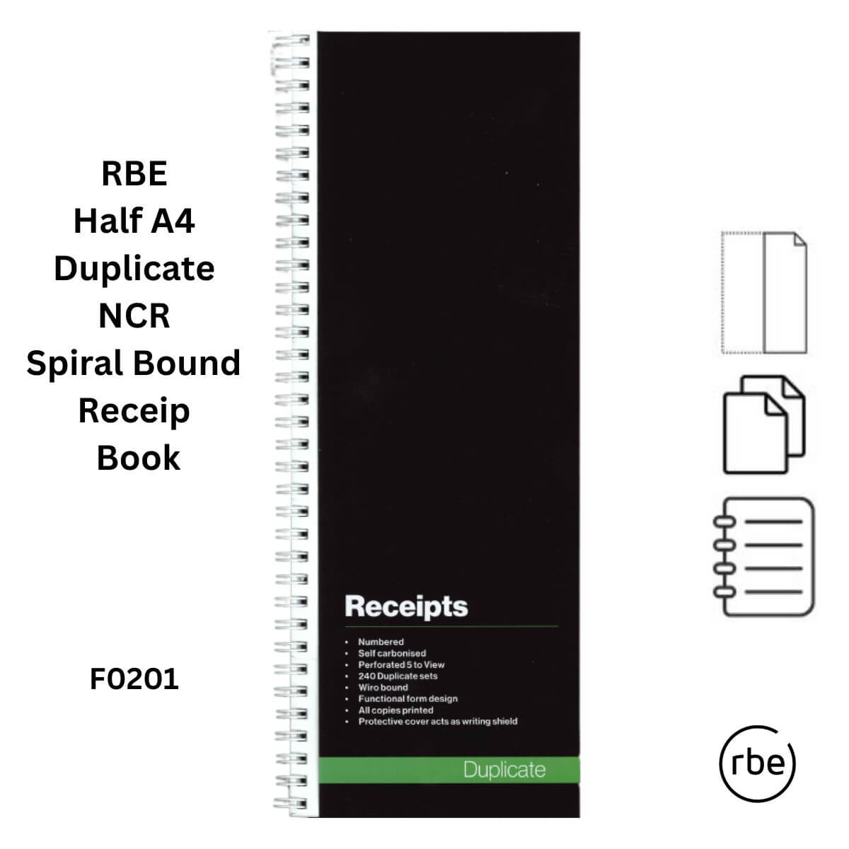 RBE Receipt Books