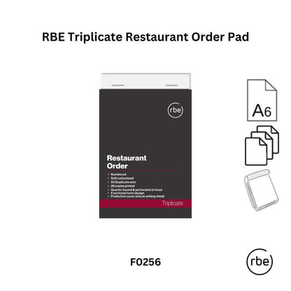 RBE Restaurant Order Pads