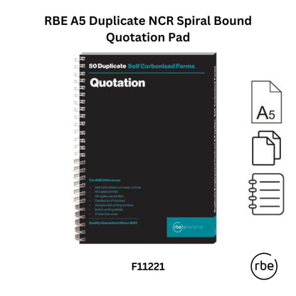 RBE Quotation Books & Pads