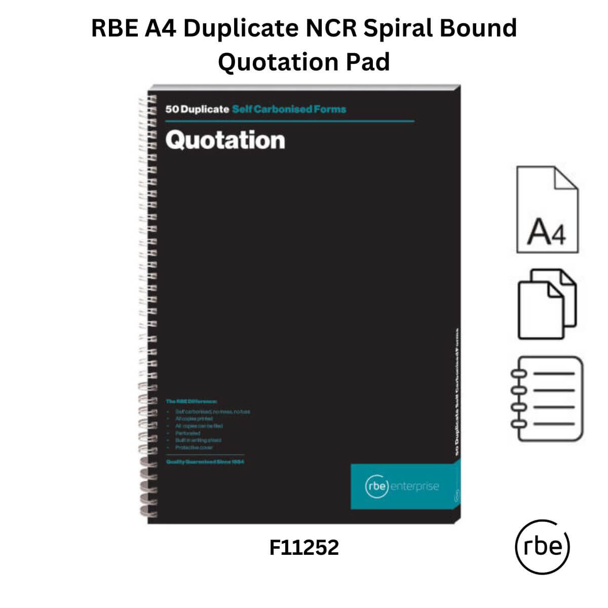 RBE Quotation Books & Pads