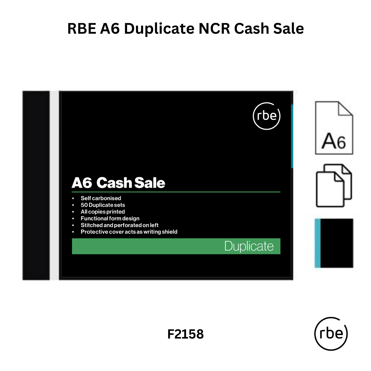 RBE Cash Sale Books & Pads