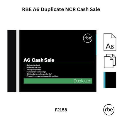 RBE Cash Sale Books & Pads