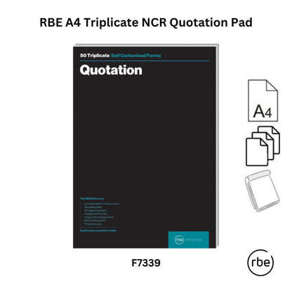 RBE Quotation Books & Pads