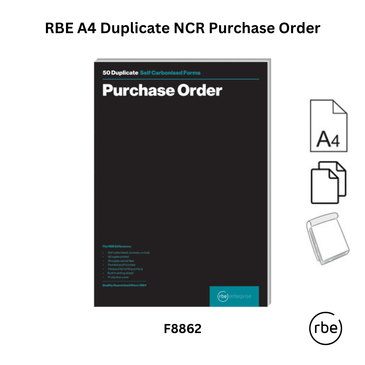 RBE Purchase Order Books & Pad