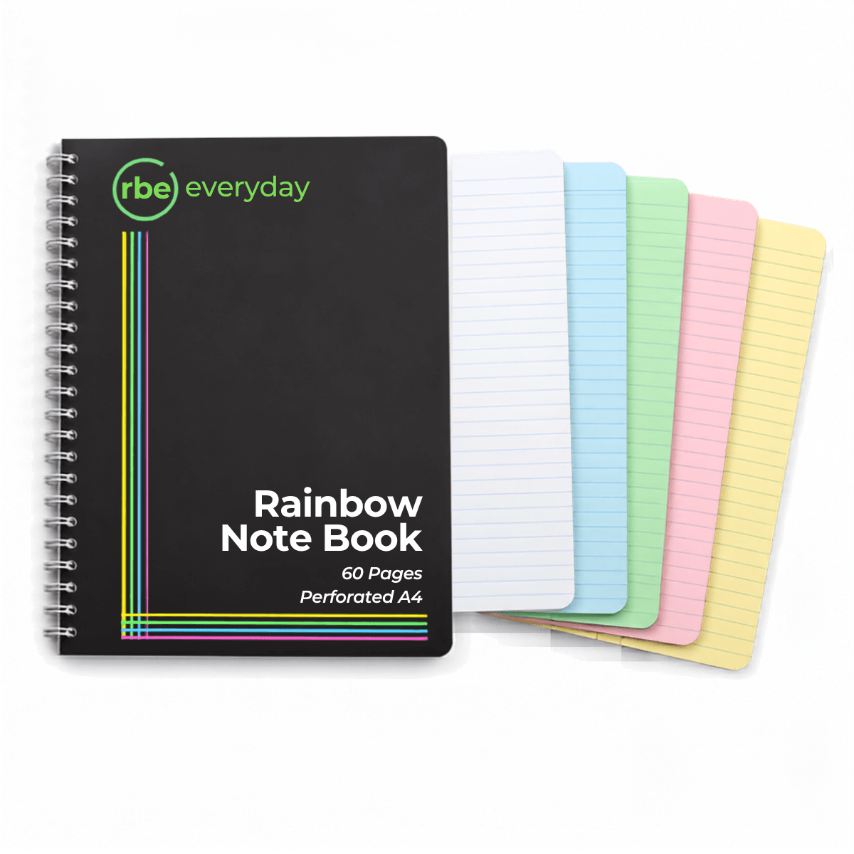 A4 Rainbow NoteBook