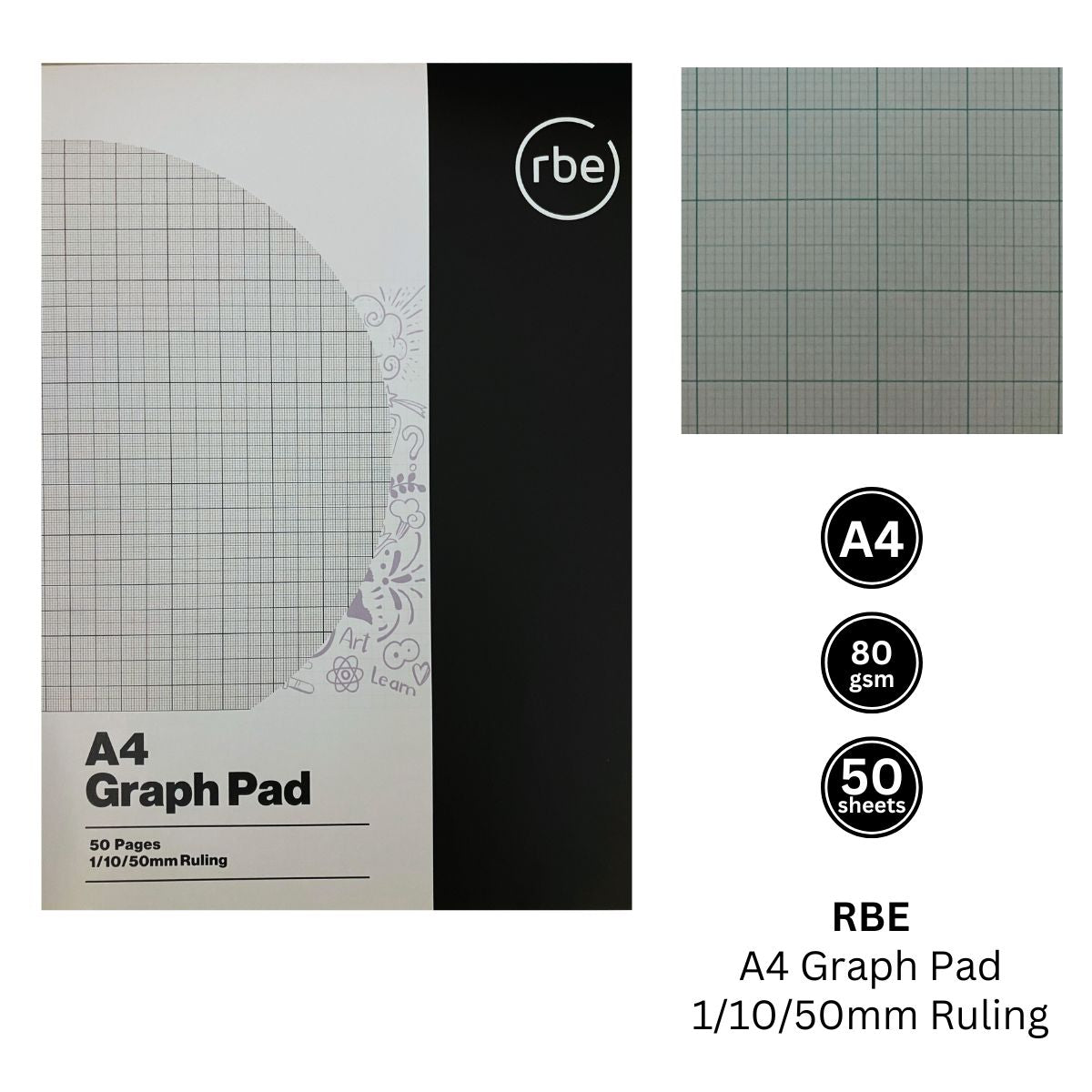 A4 Graph Pads – Paperly