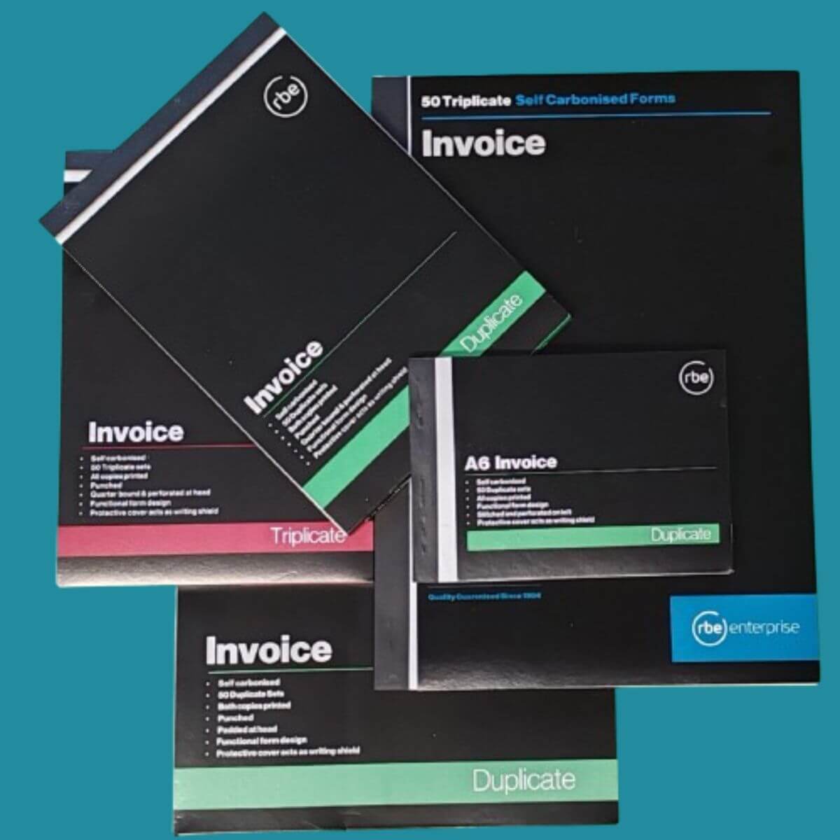 RBE Invoice Books & Pads