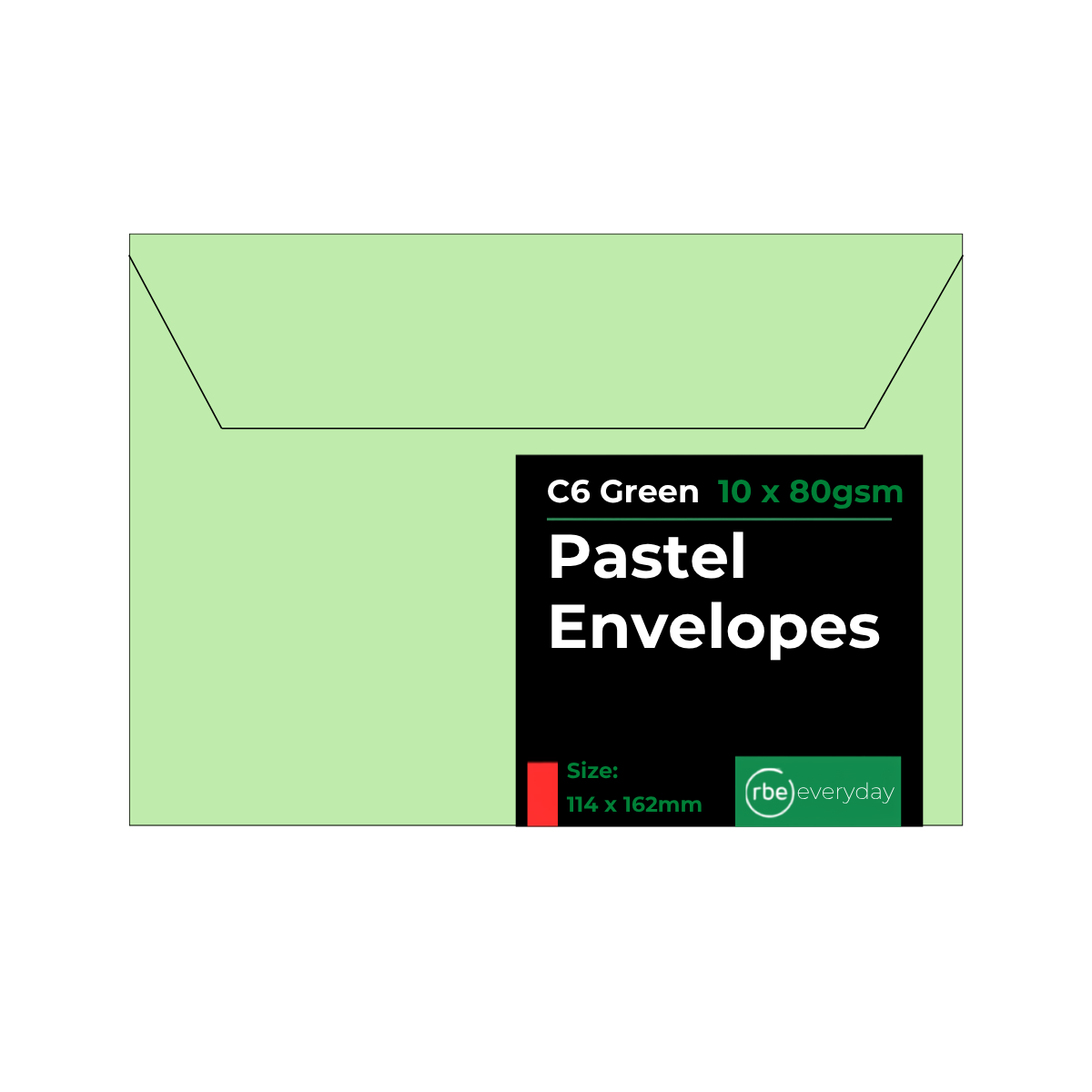 Pastel Green Paper, Board & Envelopes