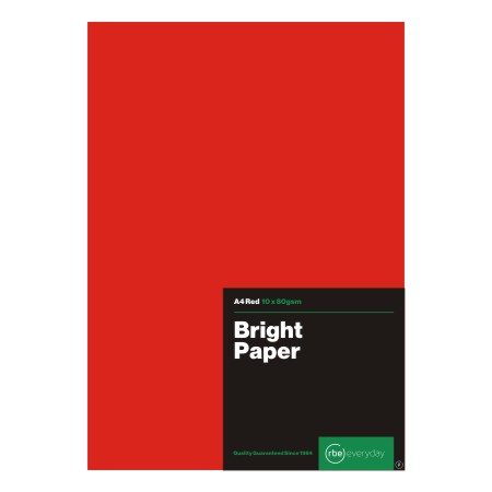 Bright Red Paper, Board & Envelopes