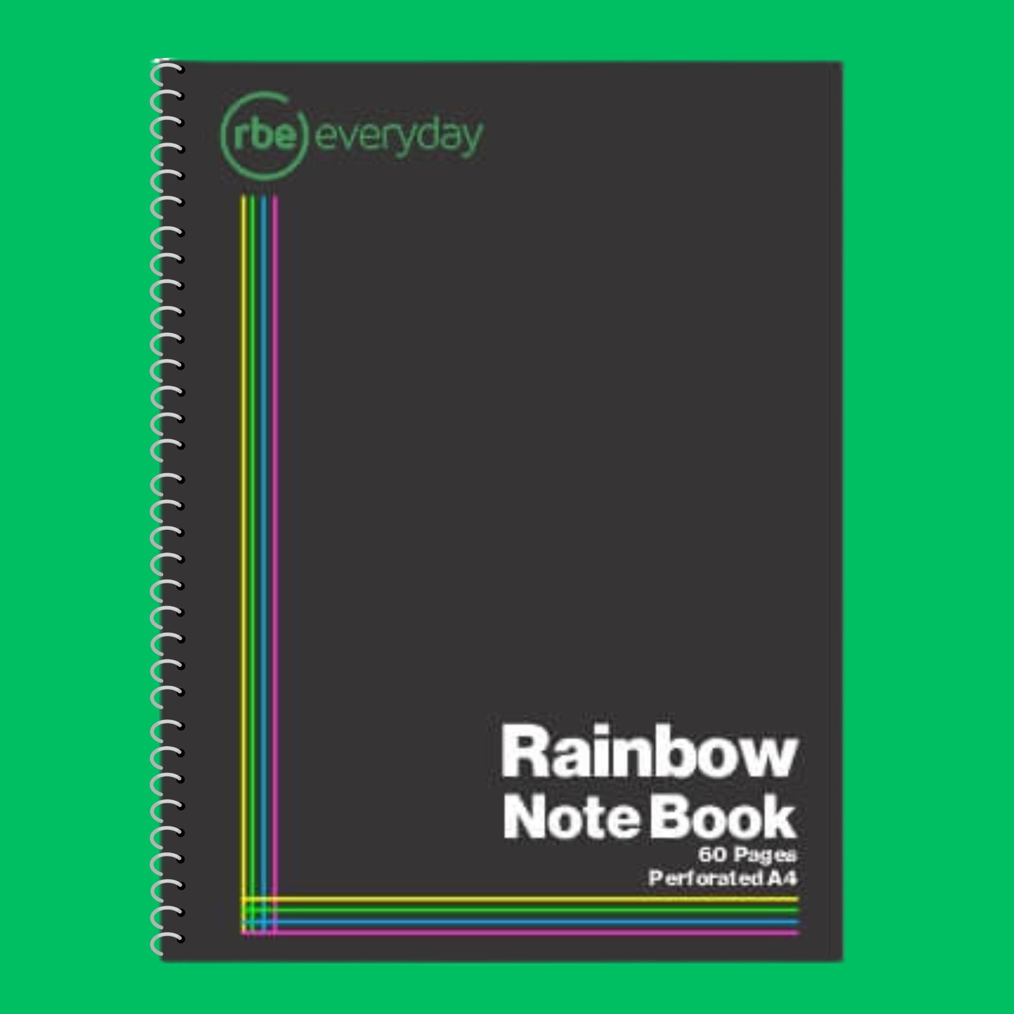 A4 Rainbow NoteBook – Paperly