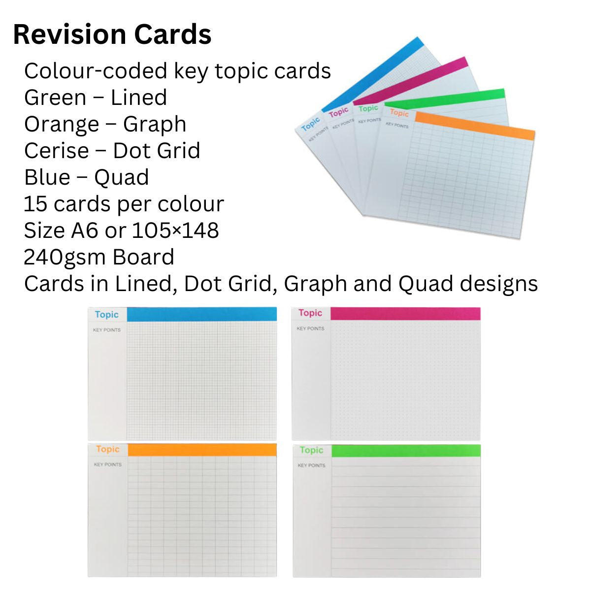 RBE Revision Cards – Paperly