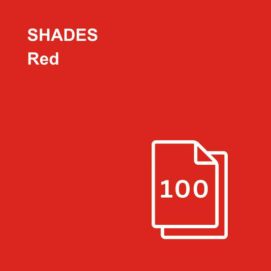 Shades Red A4 Paper, Board & Envelopes