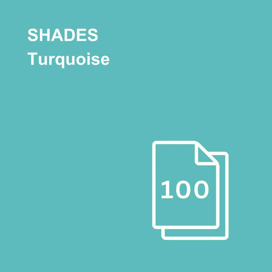 Shades Turquoise A4 Paper, Board & Envelopes
