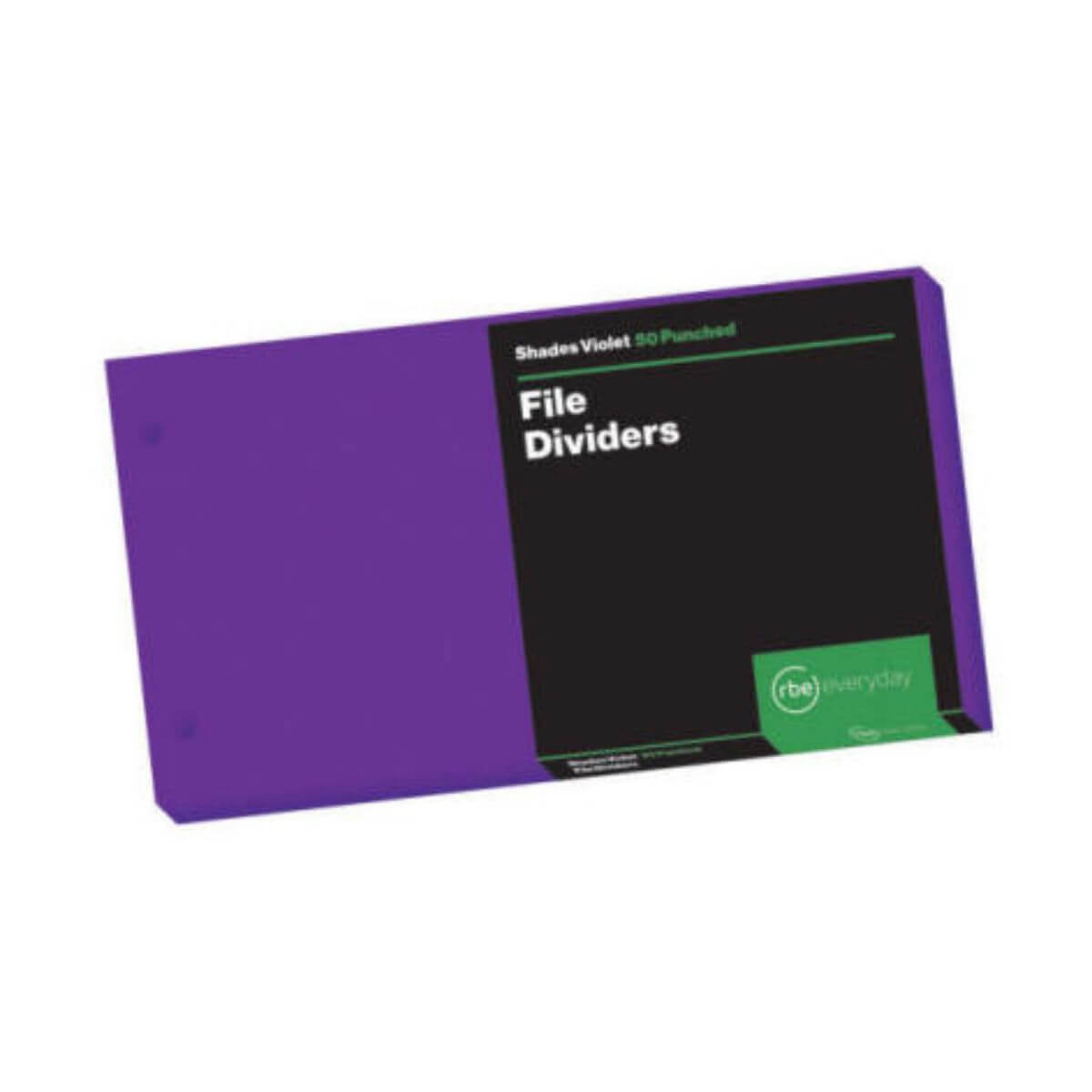 RBE Shades File Dividers