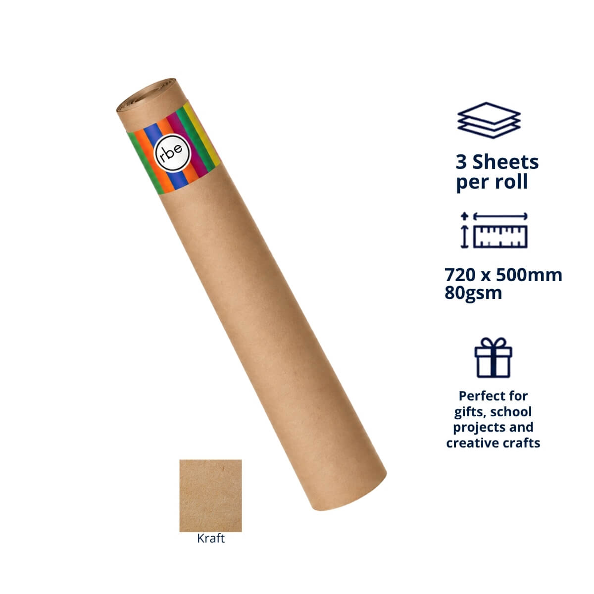 Kraft Wrapping Paper Sheets