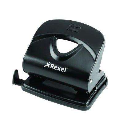 Rexel V230 2 Hole Metal Punch Black
