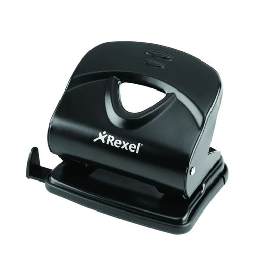 Rexel V230 2 Hole Metal Punch Black