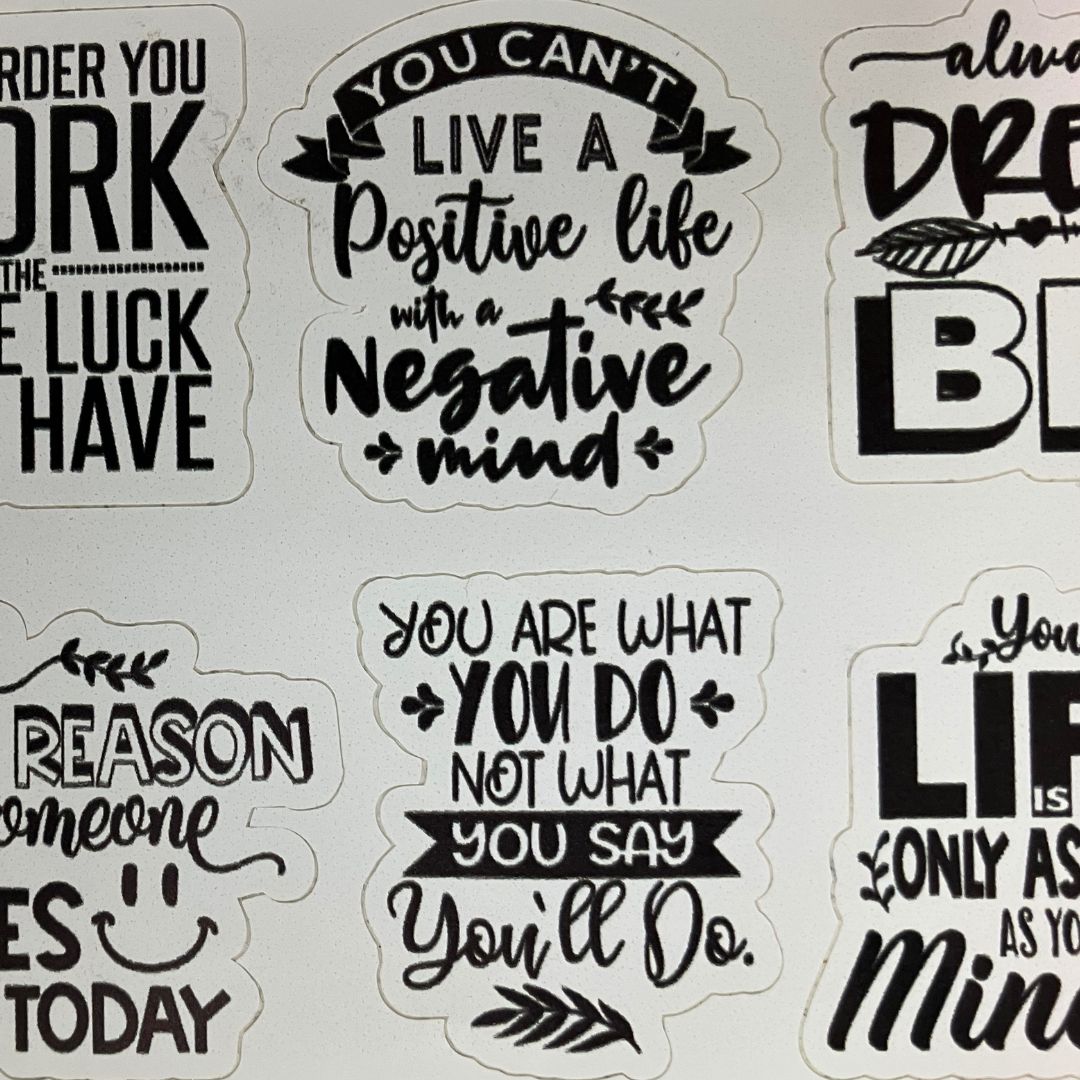 Signs of Positivity Stickers