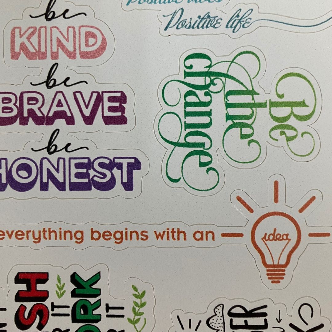 Signs of Positivity Stickers