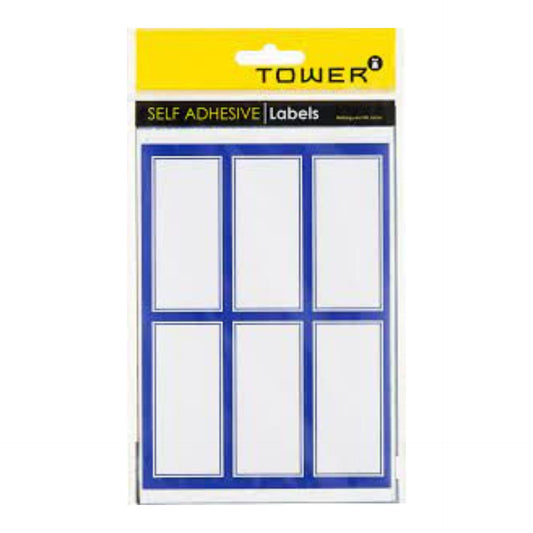 Tower Blue Border Labels