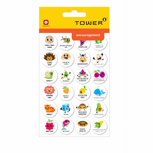 Tower Pun Stickers