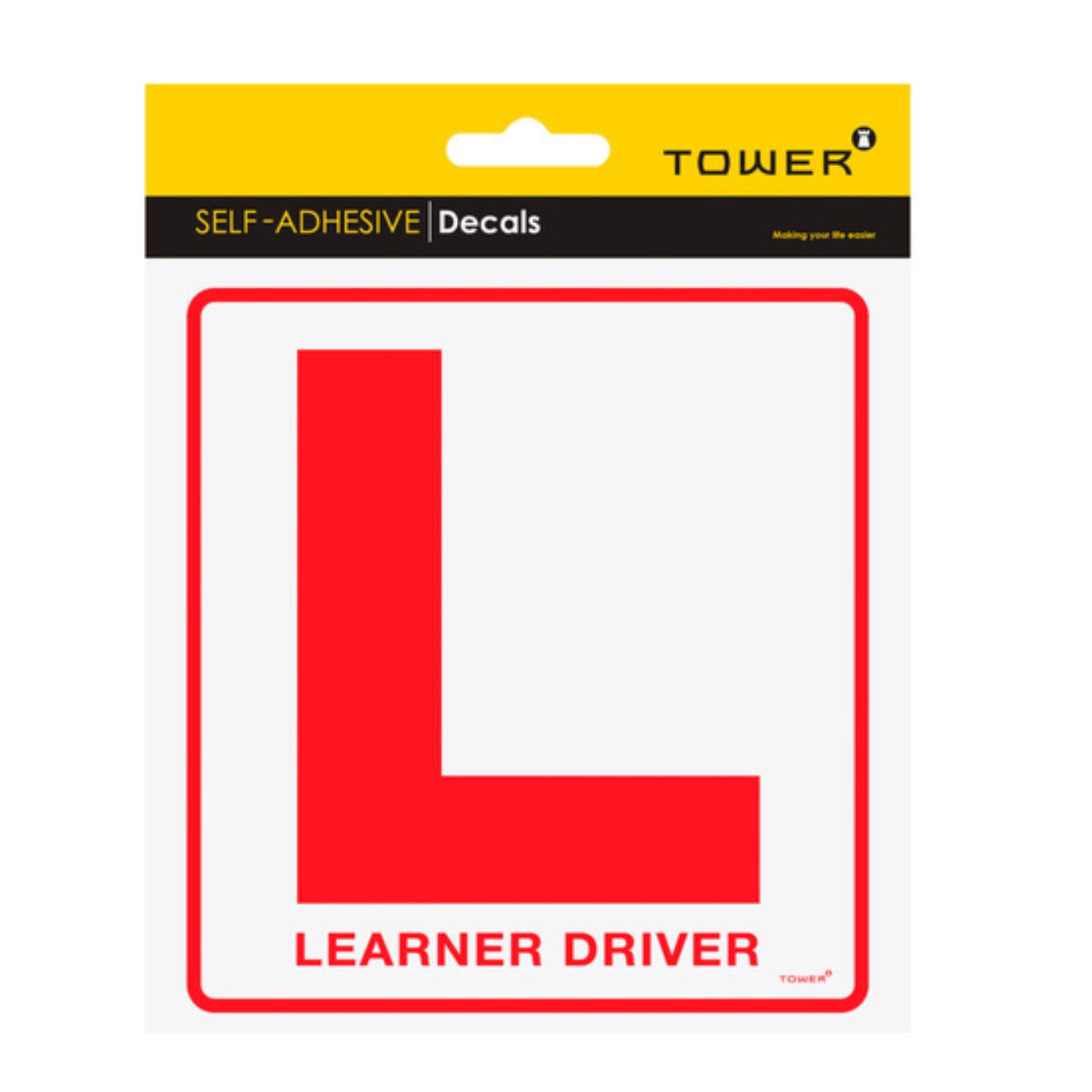 Tower Learner Driver Label – Paperly