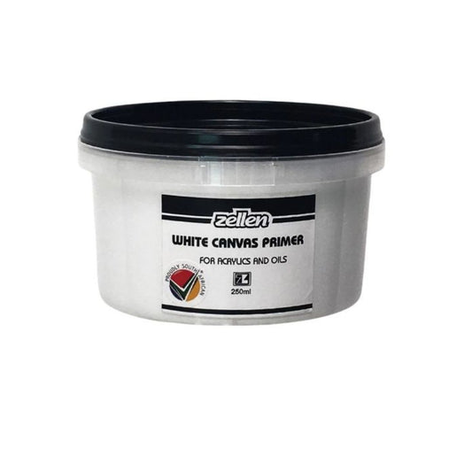 Zellen White Canvas Primer